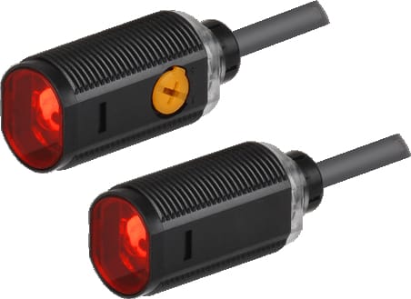 Autonics BRQP5M-TDTB - Sensor, Photo, Plastic short body, Through beam, 5M Sensing Distance, Light and Dark On, NPN Output, 10-30 VDC