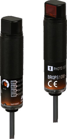 Autonics BRQPS10M-TDTA-P - Sensor, Photo, Plastic body, Side sensing type, Through beam, 10M Sensing Distance, Light and Dark On, PNP Output, 10-30 VDC