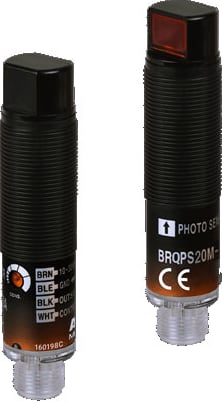 Autonics BRQPS20M-TDTA-C-P - Sensor, Photo, Plastic body, Side sensing type, Through beam, 20M Sensing Distance, Light and Dark On, PNP Output, Connector type, 10-30 VDC