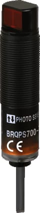 Autonics BRQPS700-DDTA-P - Sensor, Photo, Plastic body, Side sensing type, Diffuse reflective, 700mm Sensing Distance, Light and Dark On, PNP Output, 10-30 VDC