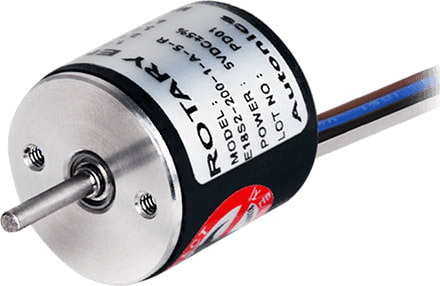 Autonics E18S2-300-1-N-5-R - 18 mm Incremental Rotary Encoder (Shaft Type)