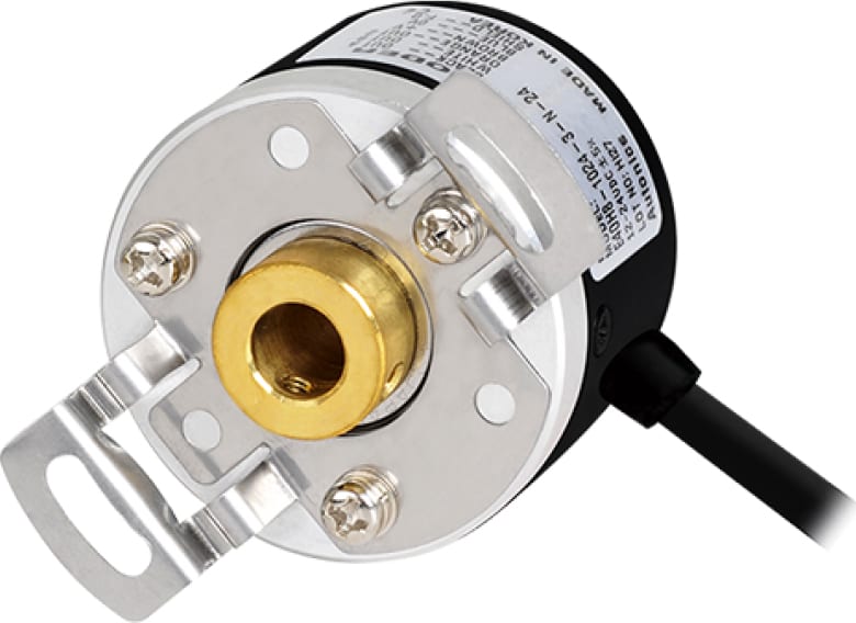 Autonics E40H12-100-3-T-24 - Incremental Rotary Encoder, 40mm, 12mm Hollow Shaft