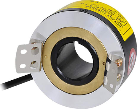 Autonics E80H30-1024-6-L-5-C - Encoder, Incremental, Diameter 80mm, 30mm Hollow Shaft, 1024 PPR, A, A/, B, B/, Z, Z/ Line driver output, 5VDC, Cable Outgoing Connector Type