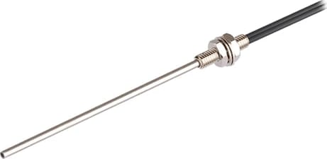 Autonics FDS-310-05 - Cable, Fiber Optic, Diffuse Reflective, 3mm Threaded End, 90mm Stainless Tip, 1m Length