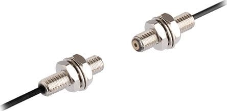 Autonics FT-320-05R Cable, Fiber Optic, Flexible type, 1R, Through Beam, 3mm Threaded End, 2m Length
