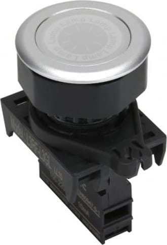 Autonics L3RF-L3WL - 30 mm Pilot Light, White, Flat Head, LED 100-220VAC