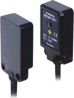 Autonics BPS3M-TDT Slim Photoelectric Sensor for Long Sensing Distance, Through Beam, Dark On