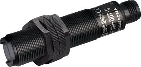 Autonics BRP200-DDTN-P-C Sensor, Photoelectric, Diffuse Reflective, 18mm Round Plastic, 200m sensing