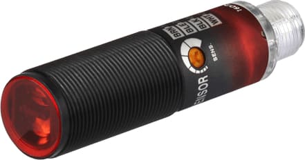 Autonics BRQP100-DDTA-C - Cylindrical Type Photoelectric Sensor, Plastic, Front Sensing Type, 100mm, Diffuse Reflective type, Connector type, NPN Open Collector Output