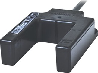 Autonics BUP-30-P Photoelectric Sensor, Plastic Case, Slot Style, Fixed Sensitivity, PNP Output