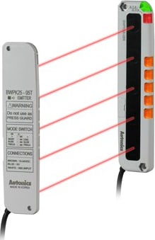 Autonics BWPK25-05 Picking Sensor, Through beam type, NPN open collector output. 25mm optical axis pitch