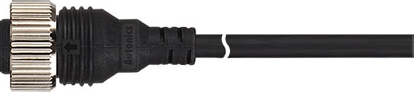 Autonics CID6S-10 Connector Cable, Encoder, Socket Type, 6 pin, 10 meter, Totem pole, NPN and Voltage Output