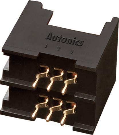 Autonics CNE-B203 Board mount socket, 3pin, 2 Line