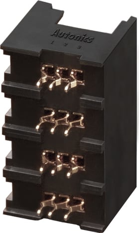 Autonics CNE-B403 Board mount socket, 3pin, 4 Line