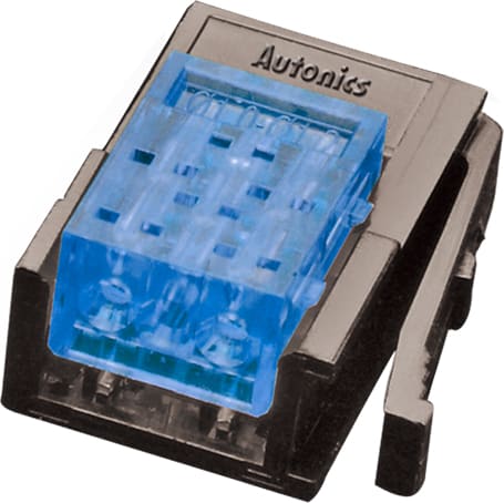 Autonics CNE-P03-BL Wire mount plug, Blue, 3pin,