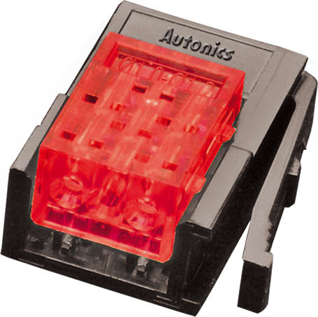 Autonics CNE-P03-RE Wire mount plug, Red, 3pin