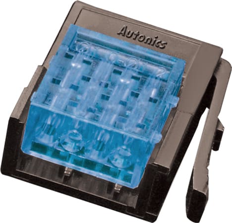 Autonics CNE-P04-BL Wire mount plug, Blue, 4pin