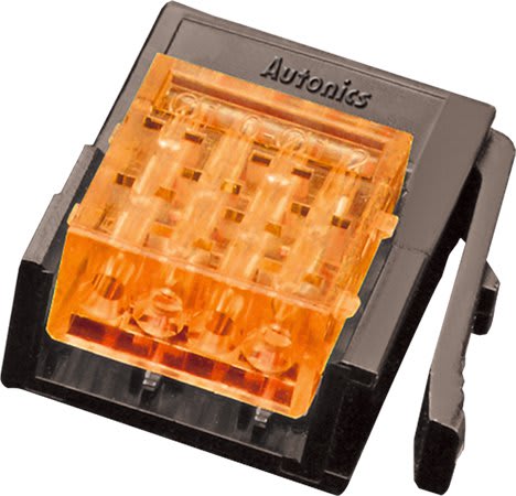 Autonics CNE-P04-OG Wire mount plug, Orange, 4pin