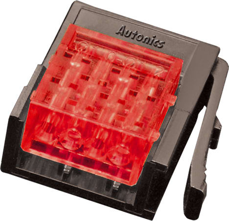 Autonics CNE-P04-RE Wire mount plug, Red, 4pin