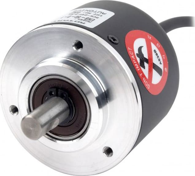 Autonics E50S8-60-3-T-24 - Encoder, Incremental, 0mm, 8mm Shaft, 60 PPR, A, B, Z, Totem pole output, 12-24VDC