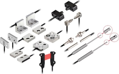 Autonics FD-620-10R Cable, Fiber Optic Cable, Diffuse Reflective, 6mm Threaded End, 1R, Min 0.04mm, 2m Length