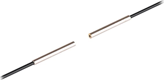 Autonics FTC-1520-05 Fiber Optic Cable, Break Resistant Type, 15R, Through Beam, Diameter 1.5 Cylinder Type, Threaded End, Diameter 0.3mm, 2m Length