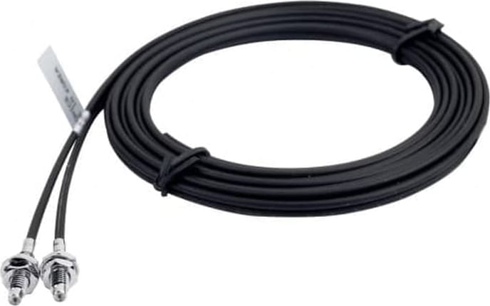 Autonics FTW40-310-10R Cable, Fiber Optic, Through Beam, 3mm Smooth End, 40mm Sensing Height, Area Type, 2R, 1m Length, Flexible Type