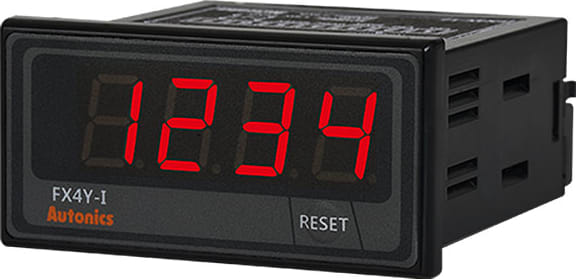 Autonics FX4Y-I2 Digital Counter/Timer Indicator, 24VAC 50/60Hz, 24-48VDC
