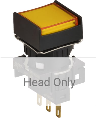 Autonics L16RRS-HY - Pilot Light, Head Only (Yellow)