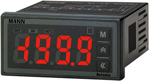 Autonics M4NN-AA-1N - Compact Digital Panel Meter, AC Current, 5-24VDC, Indicator (without output function)