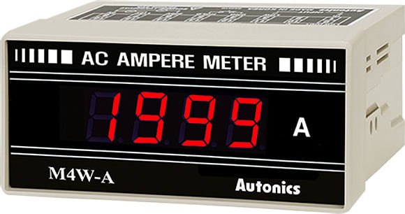 Autonics M4W-AA-6 - Digital Ammeter, AC current, AVG, 1999A
