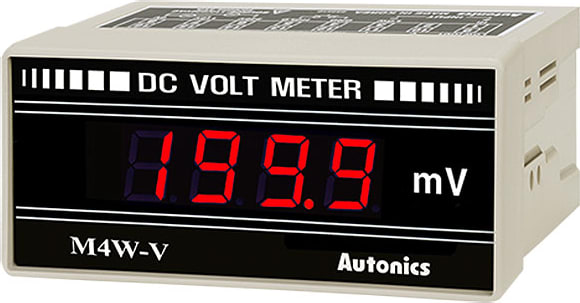 Autonics M4W-DV-1 - Digital Voltmeter, DC voltage, AVG, 199.9mV