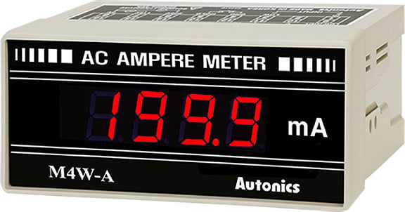 Autonics M4W-AA-2 - Digital Ammeter, AC current, AVG, 199.9 mA