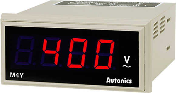 Autonics M4Y-AV-6 - Digital Voltmeter, AC voltage, AVG, 400V