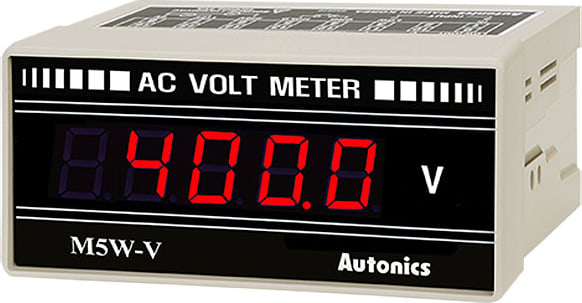 Autonics M5W-AV-5 - Digital Ammeter, AC current, AVG, 400V