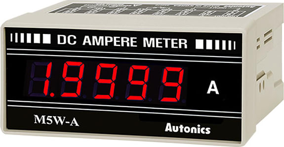 Autonics M5W-DA-5 - Digital Ammeter, DC current, AVG, 1.9999A