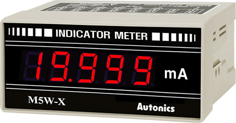 Autonics M5W-DI-XX - Digital Scaling Meter, 4-20 mA input, 100-240 VAC