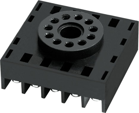 Autonics PG-11 Socket, 11-Pin, Reverse Terminal, For Panel Mounting