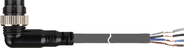 Autonics CLDH4-2P - Photoelectric/Proximity Sensor Connector Cable (Plug Type), Oil Resistant PVC, 2m