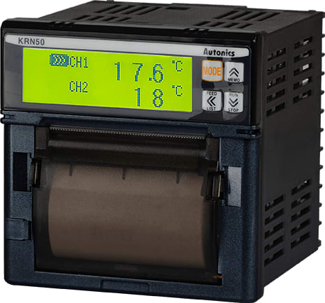 Autonics KRN50-1000-41 - 50 mm Compact Hybrid Recorder, 1Channel, RS485, 12 to 24VDC