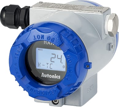 Autonics KT-502H-0 - Temperature Transmitter with HART Protocol, Multi Input, 4-20mA DC Output, 7.5 to 45VDC Power, Ex-Proof, Without Bracket