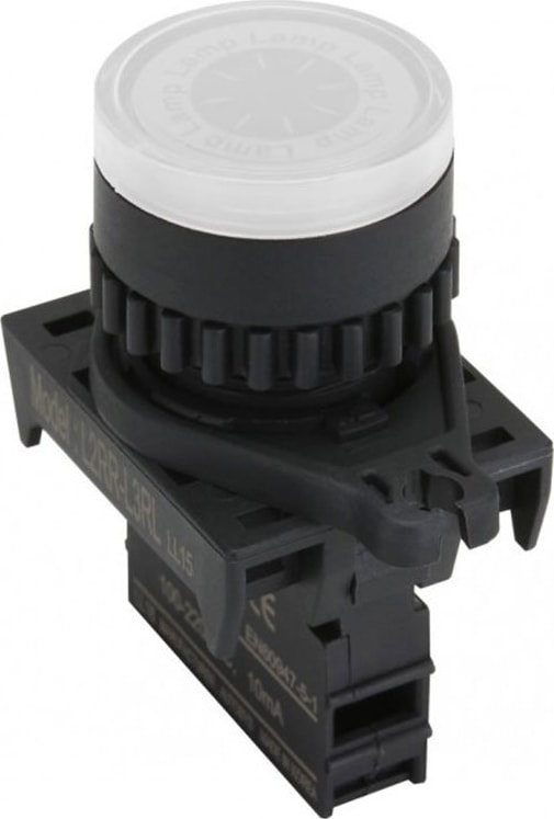 Autonics L2RR-L3WD - 22/25 mm Pilot Light, White, Flat Head, LED 12-30VDC/AC