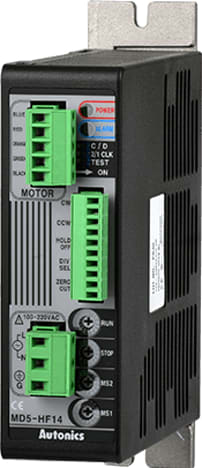 Autonics MD5-HF14 - 5-Phase Micro Stepper Motor Driver, 0.4-1.4A/ Phase, 0.72-0.00288 per Step, 1 MHz, 100-220 VAC.