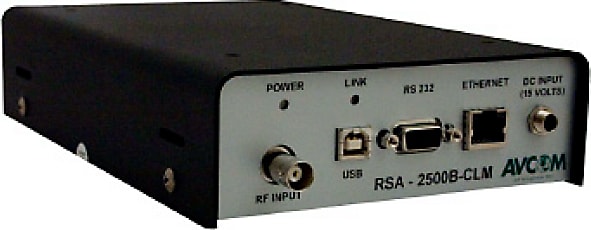 Avcom CLM-2500B Small Form Factor Spectrum Analyzer (5MHz - 2500MHz)