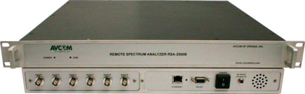 Avcom RSA-2500B Remote Spectrum Analyzer (5MHz - 2500MHz)