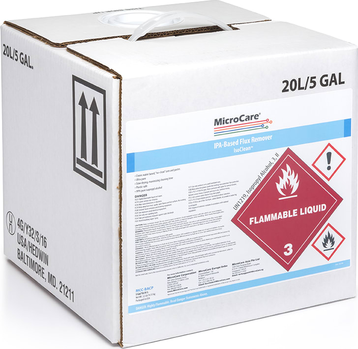 MicroCare MCC-BACP - IPA Flux Remover, IsoClean (5 Gallon Container)