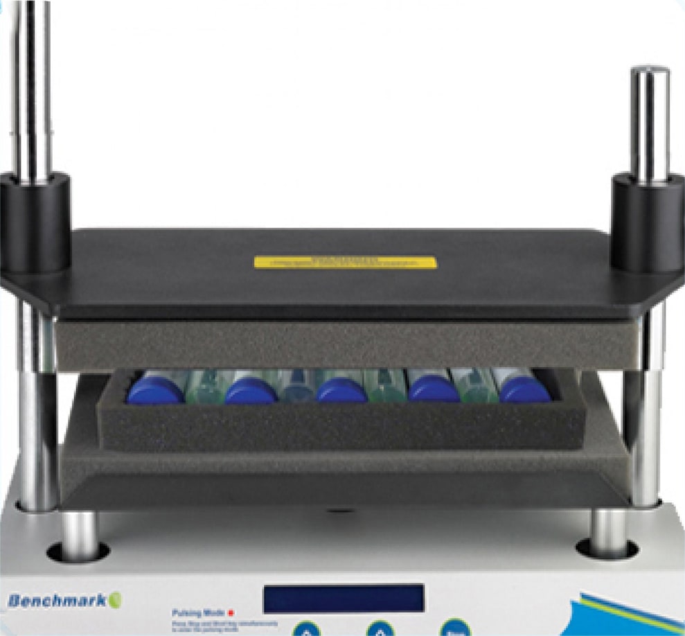 Benchmark BV1010-50H - Tube Rack for 9 x 50ml Horizontal Tubes (QuEChERS)
