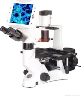 BestScope BLM-700B Digital LCD Inverted Fluorescence Microscope