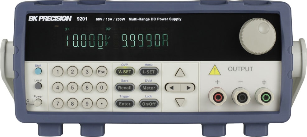 B&K Precision 9201 - Multi-Range Programmable DC Power Supply, 200W, 60V, 10A