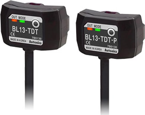 Autonics BL13-TDT Sensor, Liquid Level, Through Beam, Light and Dark On